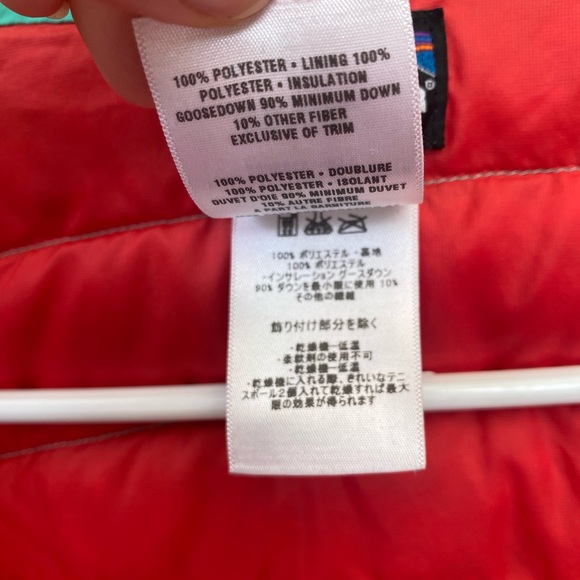 Patagonia Feather Down Puffer Aqua Quilted Jacket - Picture 10 of 12